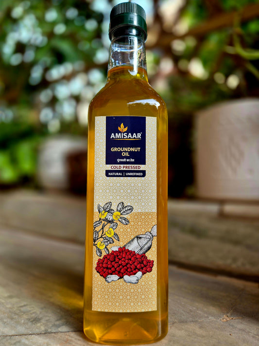Pure and Natural - Cold Pressed Groundnut Oil - 1 ltr