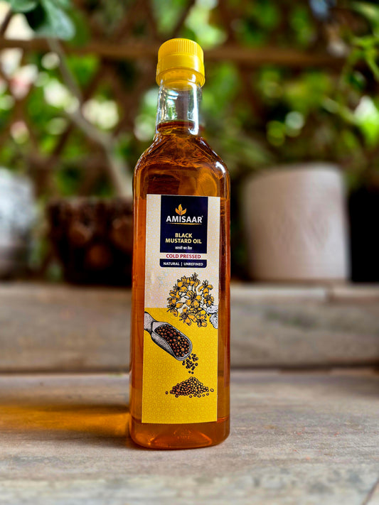 Pure and Natural - Cold Pressed Black Mustard Oil - 1 ltr
